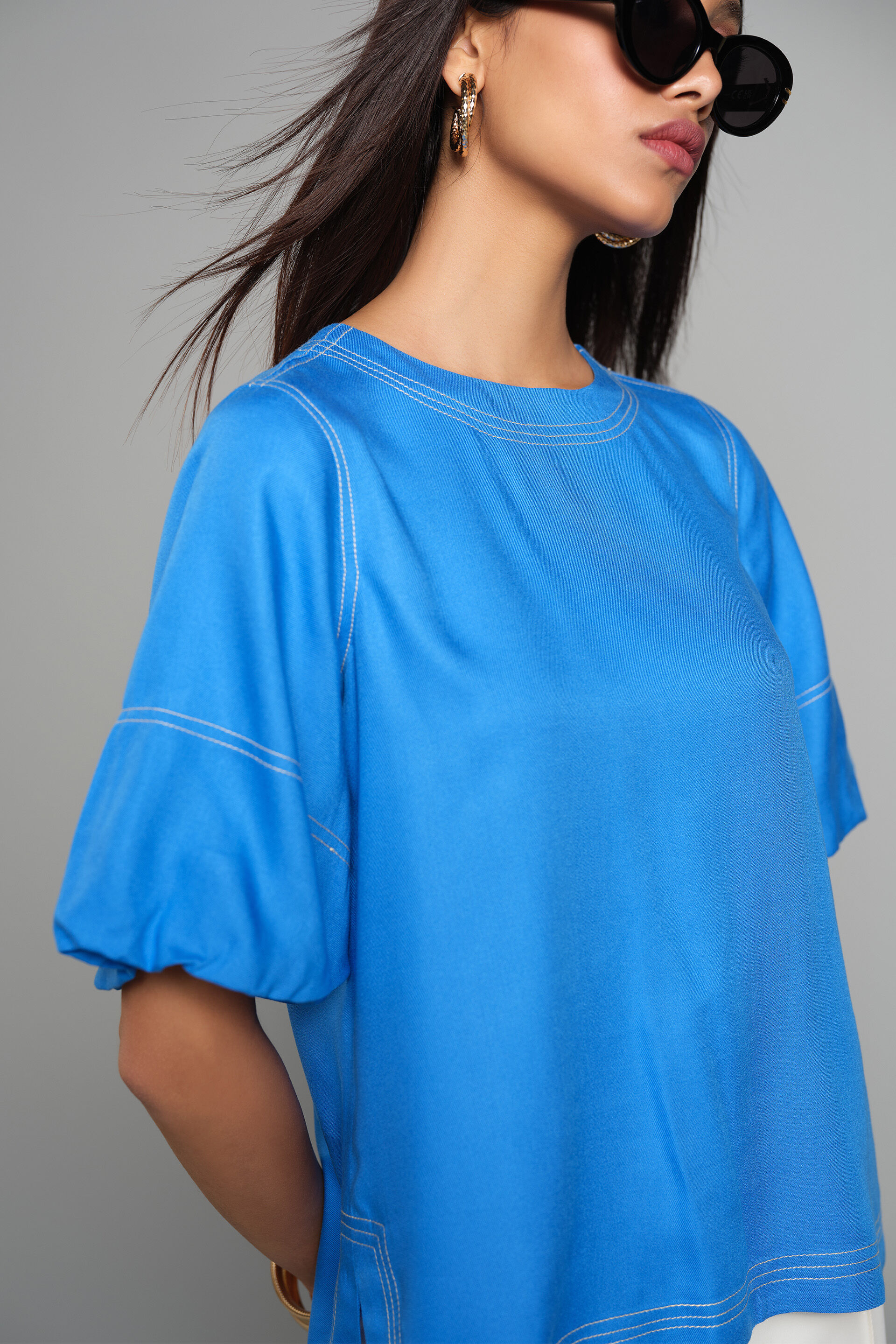 Time To Surf Blue Top, Blue, image 7